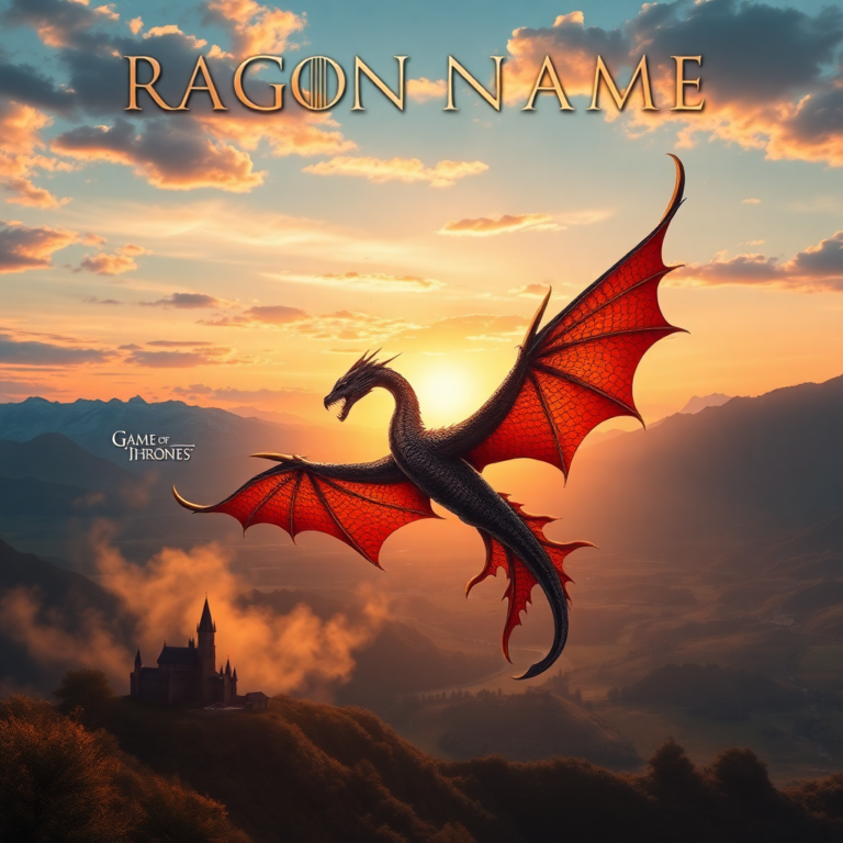 Dragon Name Generator Game Of Thrones