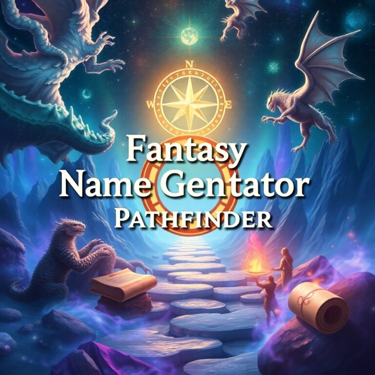 Fantasy Name Generator Pathfinder