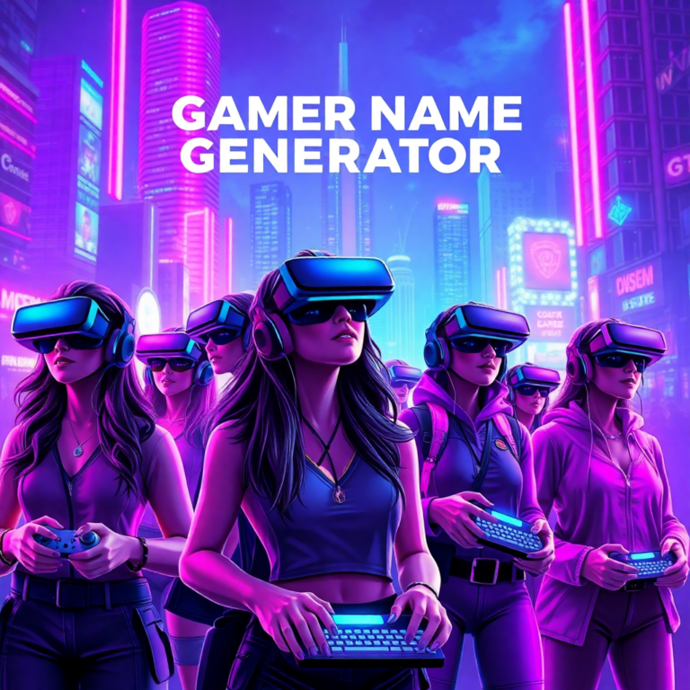 Gamer Name Generator Female