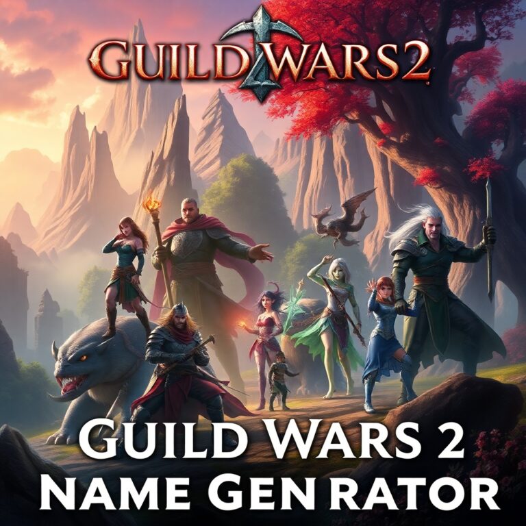 Guild Wars 2 Name Generator
