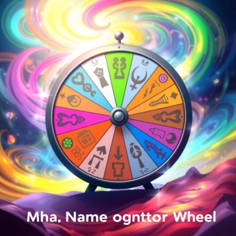 Mha Name Generator Wheel