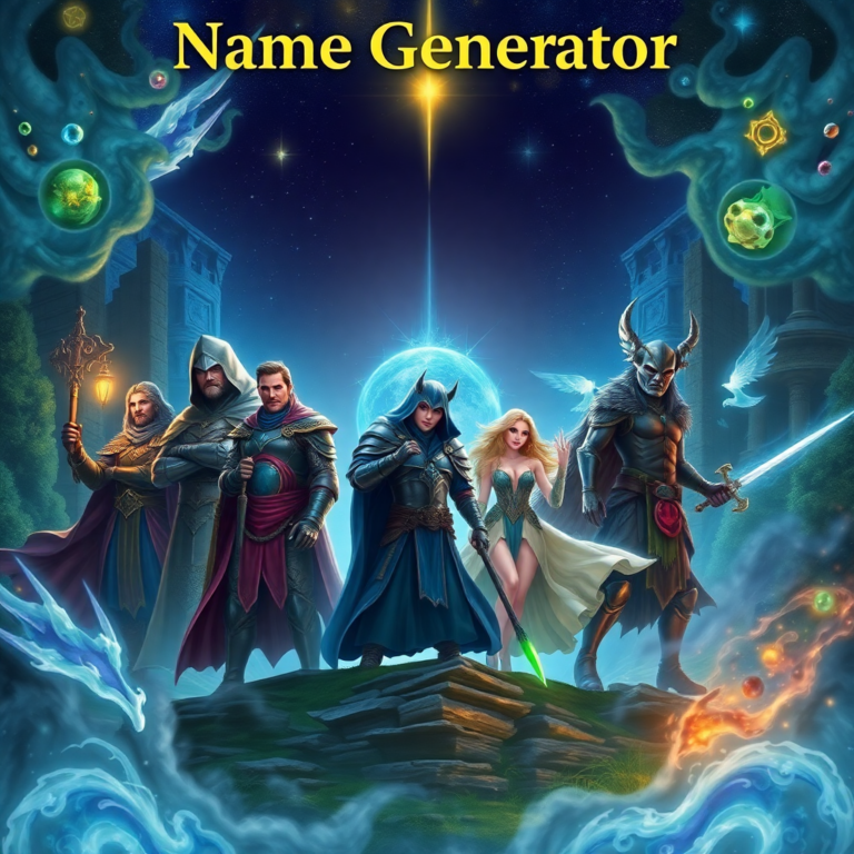 Name Generator Fantasy Human