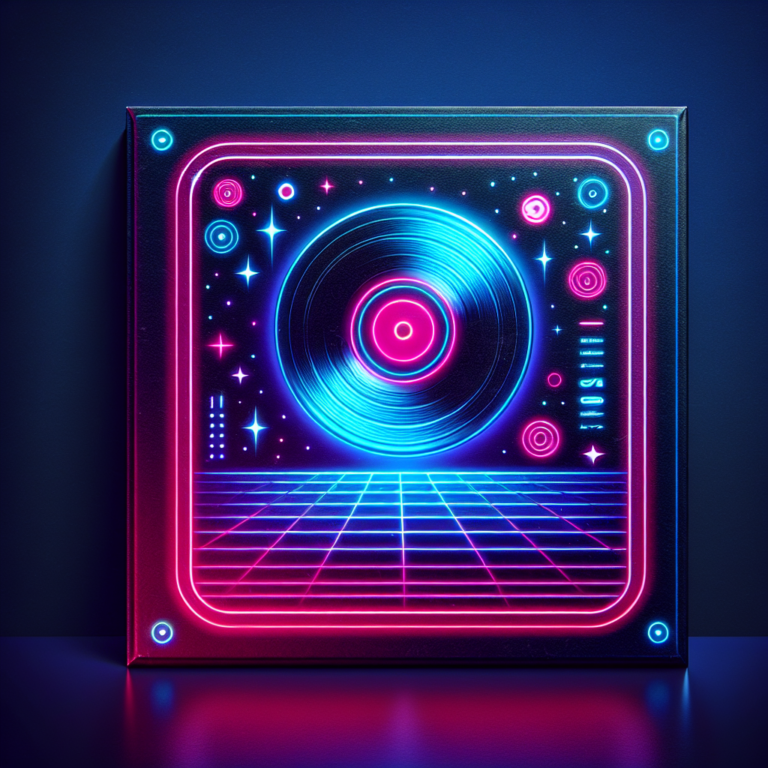 Neon Album Cover Generator