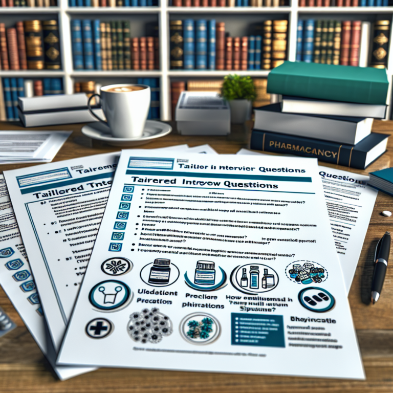 Pharmaceutical Interview Question Generator