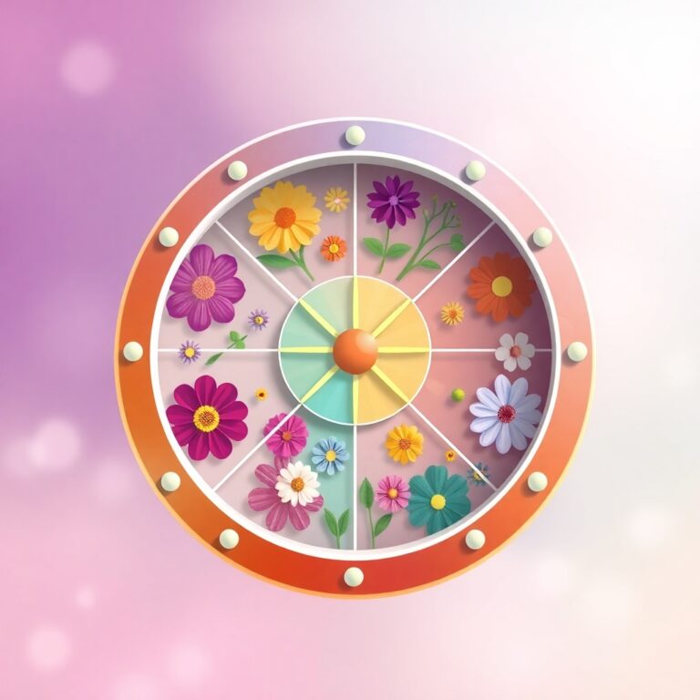 Random Flower Generator Wheel