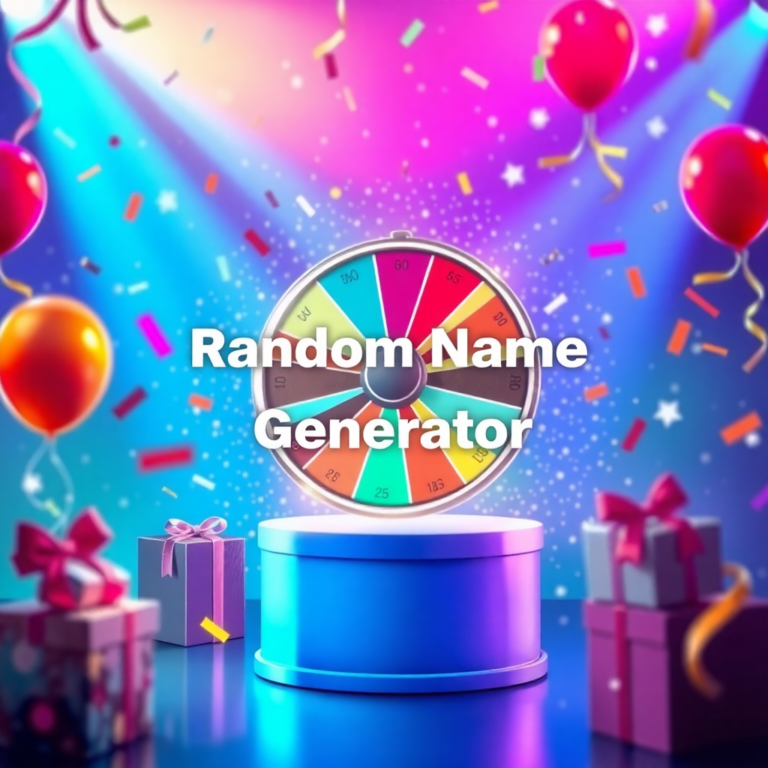 Random Name Generator For Giveaway