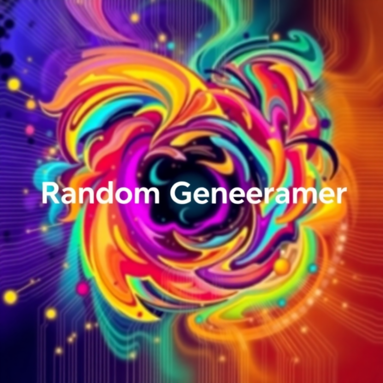 Random Order Generator Names