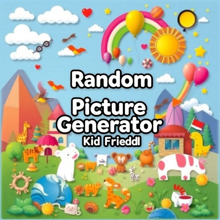Random Picture Generator Kid Friendly