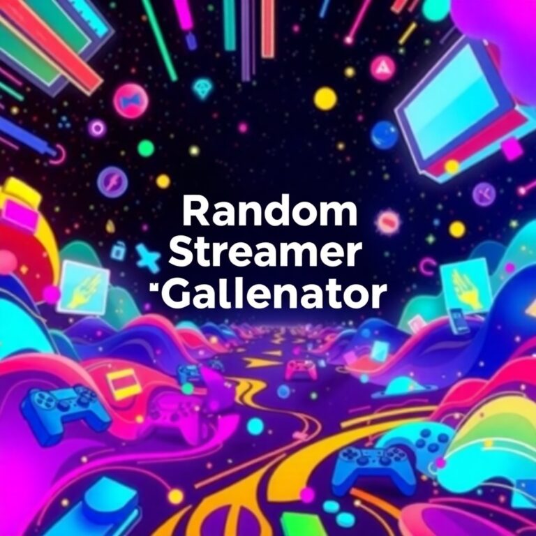 Random Streamer Name Generator
