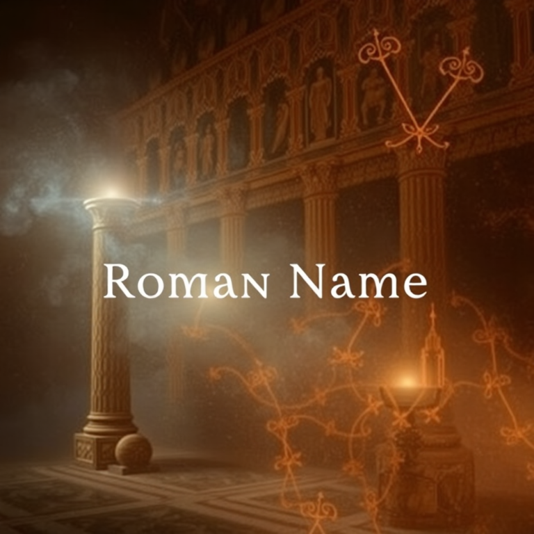 Roman Name Generator With Meaning