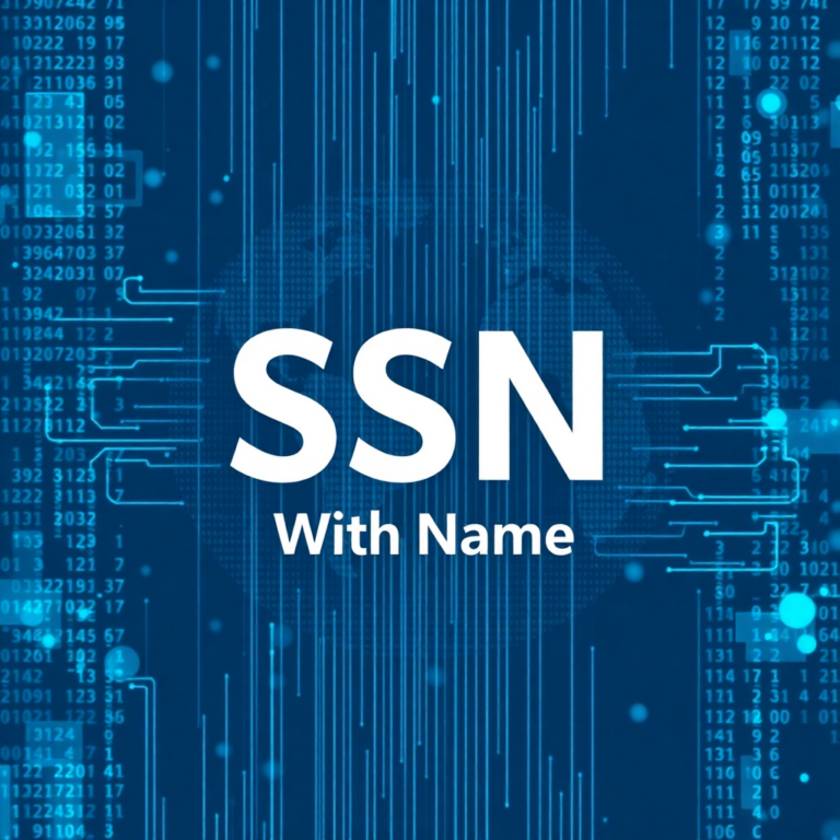 Ssn Number Generator With Name