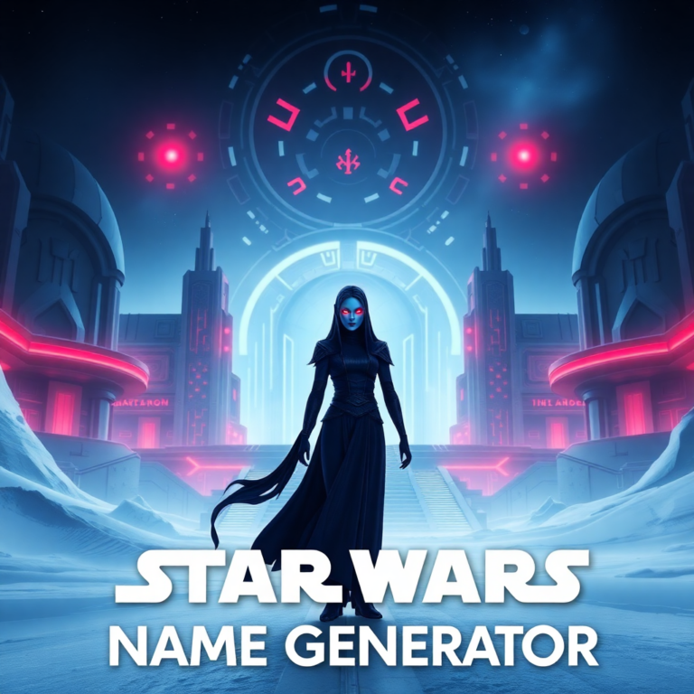 Star Wars Chiss Name Generator