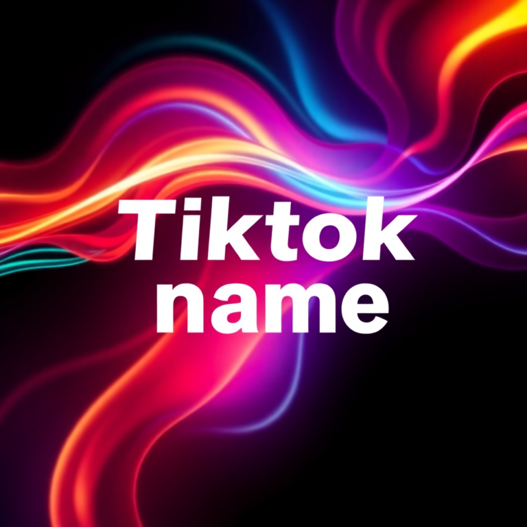 Tiktok Name Generator Font