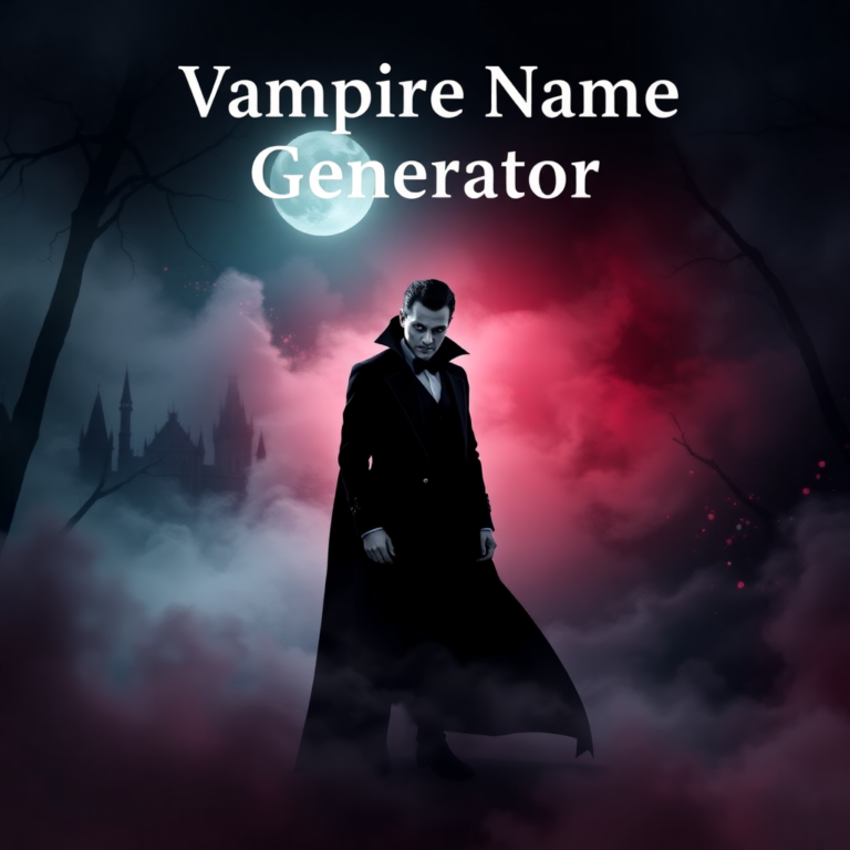 Vampire Name Generator First And Last