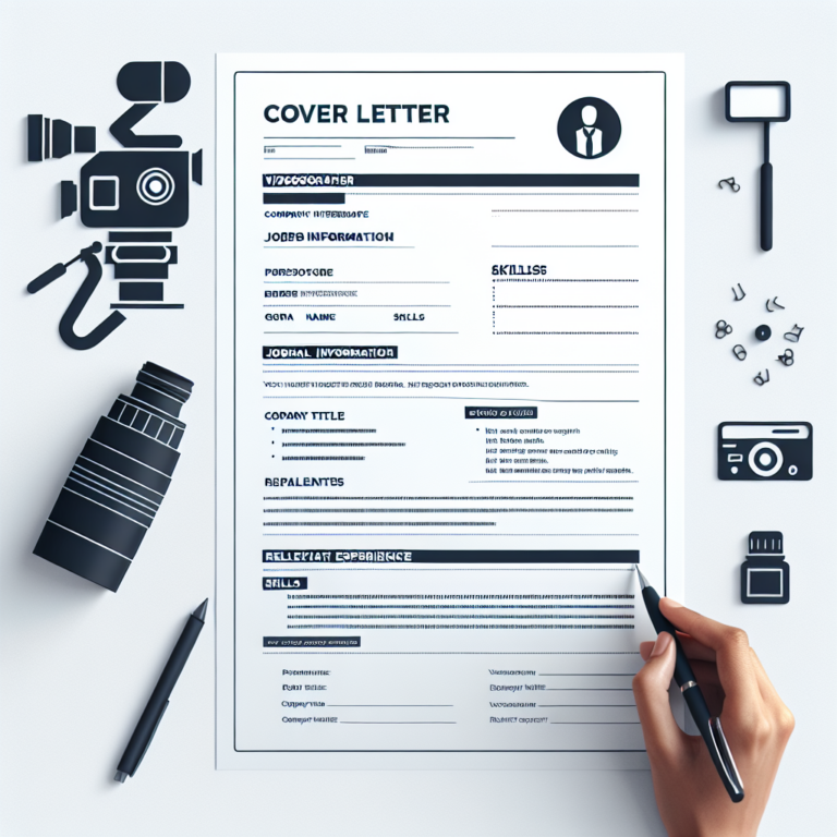 Videographer Cover Letter Generator