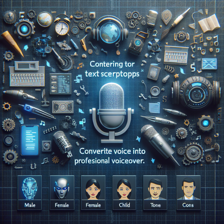 Voice Over Script To Voice Generator