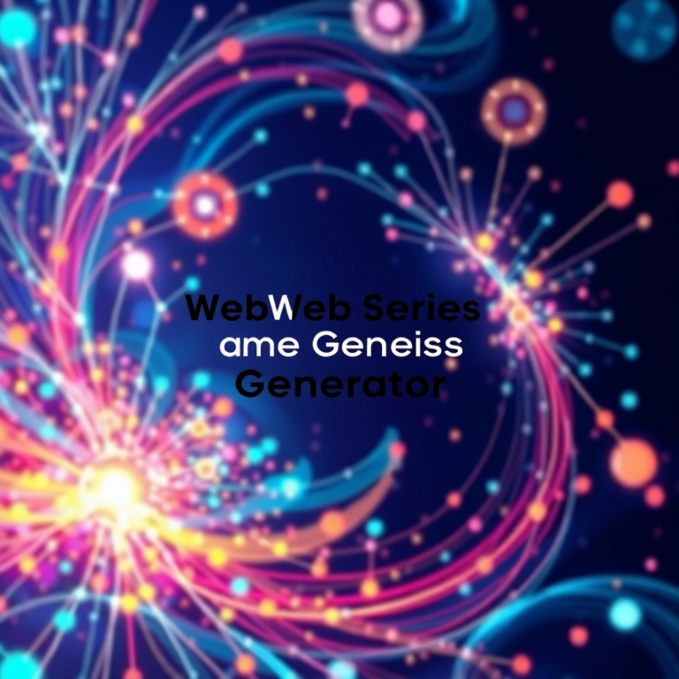 Web Series Name Generator